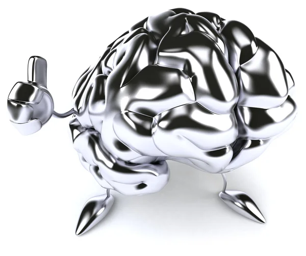 Иллюстрация Brain 3D — стоковое фото