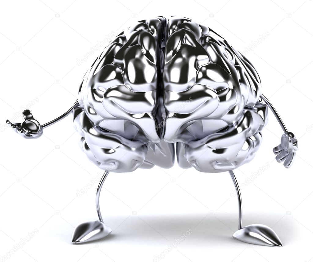 Brain 3d illustration