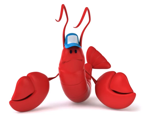 Happy lobster 3d — Stock Photo, Image