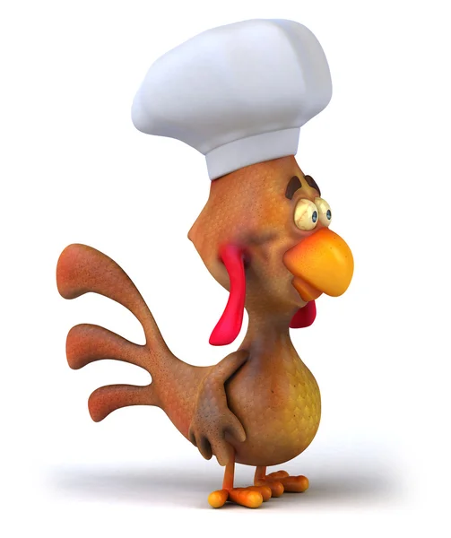 Divertente pollo 3d — Foto Stock