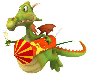 eğlenceli dragon 3d