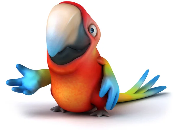 Papuga 3d — Zdjęcie stockowe