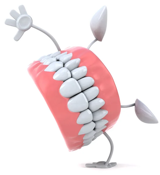 Happy teeth 3d — Stock Photo, Image