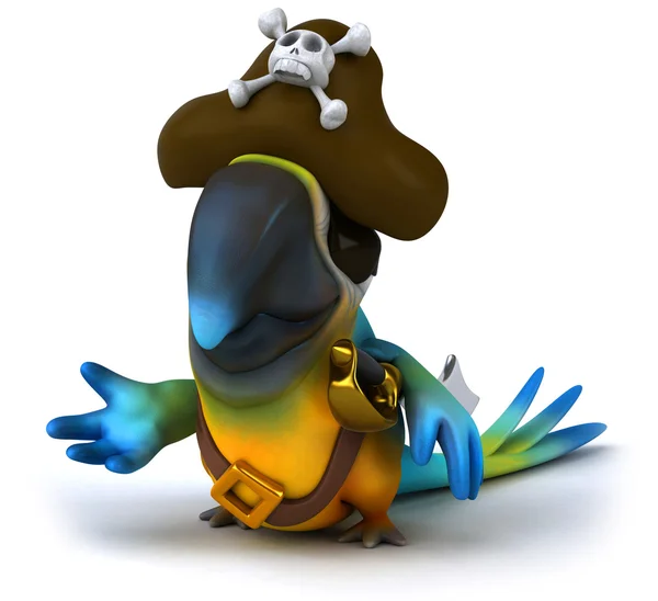 Papegaai piraat — Stockfoto
