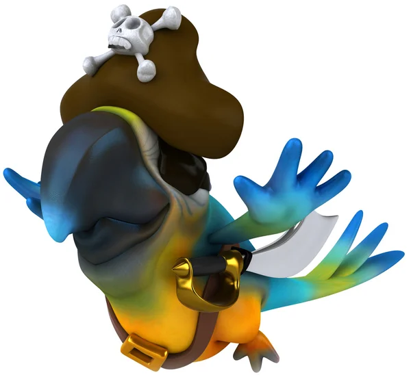 Papuga pirat — Zdjęcie stockowe