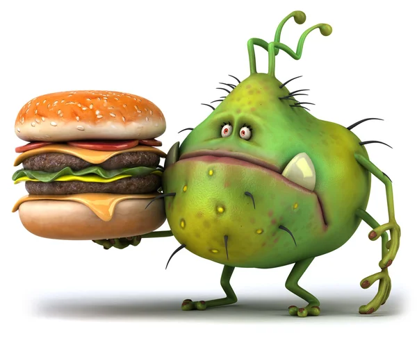 ハンバーガーと生殖 — ストック写真