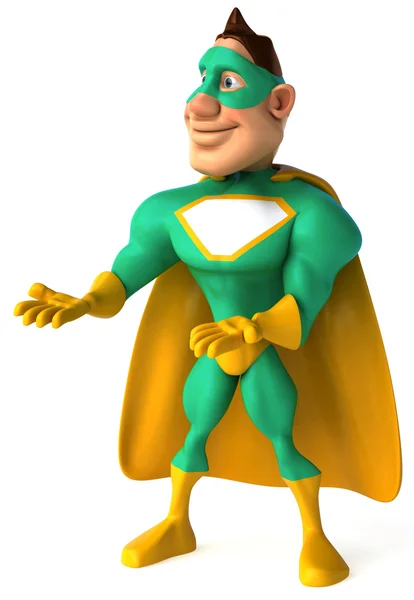 スーパー ヒーローの 3d — ストック写真