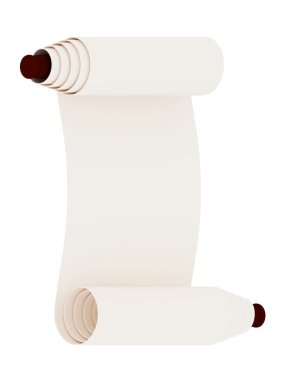 Ancient scroll. clipart