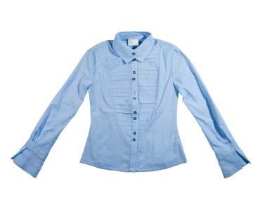 Children's blue blouse. clipart