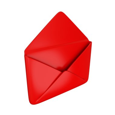 Empty red cover. clipart