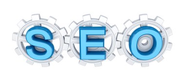 Word seo ve beyaz dişli.