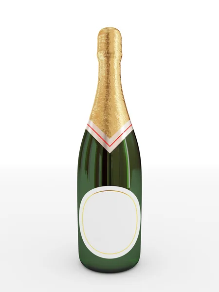 Fles champagne — Stockfoto