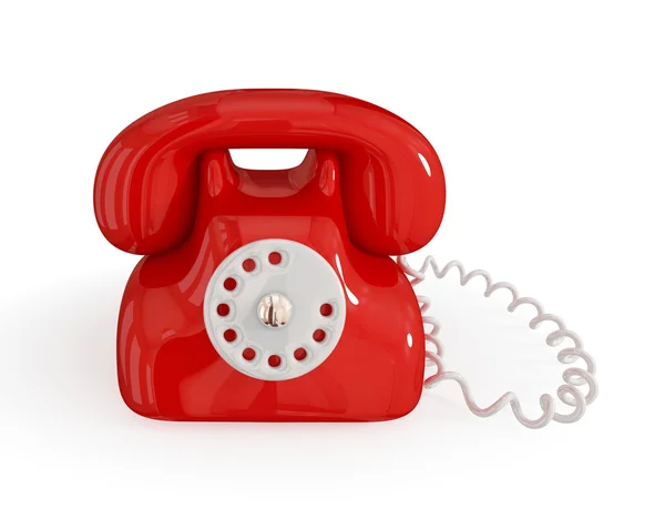 Cartoon retro telephone. — Stock Photo © rukanoga #8432157