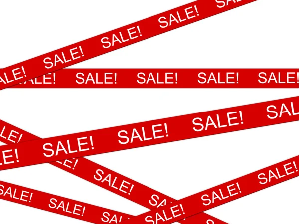 stock image Red SALE ribbon