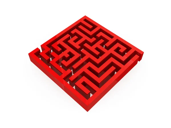 Illustrazione del labirinto — Foto Stock