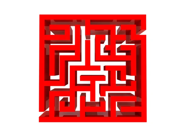 Illustration of labyrinth — Stock Photo, Image