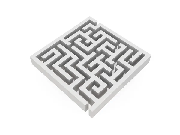 Illustration av labyrinten — Stockfoto