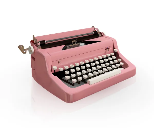 Vintage typing machine — Stock Photo, Image