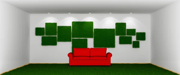 Травяная комната . — стоковое фото