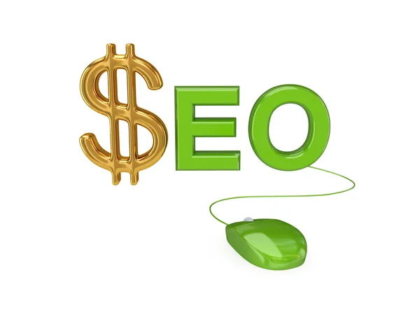 Stock image Stylized word SEO.