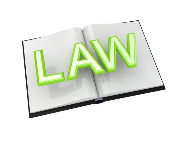 Concepto Libro de Derecho . — Foto de Stock