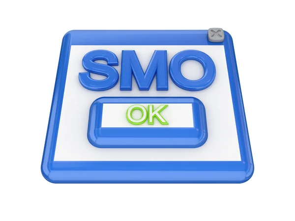 SMO button. — Stock Photo, Image