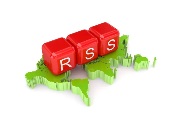RSS-koncept . - Stock-foto