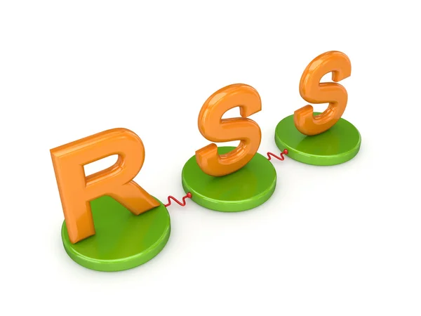 Word RSS. — Stock Photo, Image