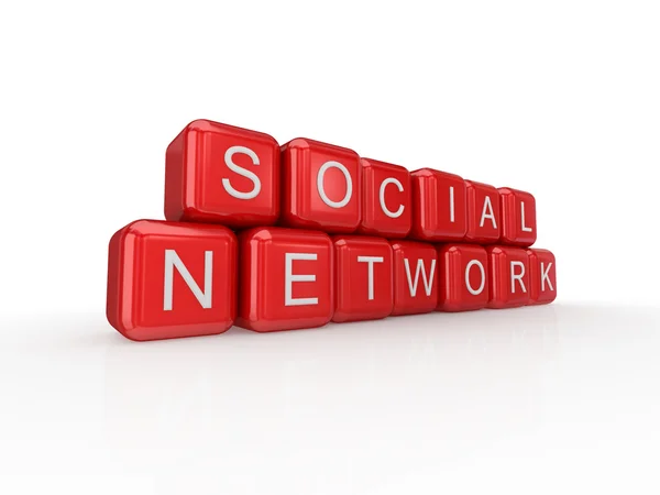 Concepto de red social . — Foto de Stock