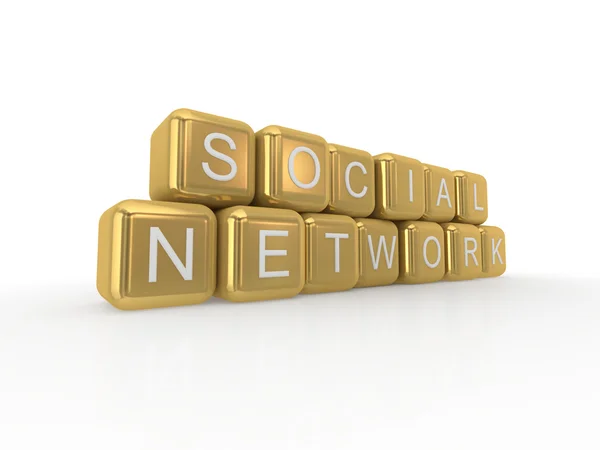 Concepto de red social . — Foto de Stock