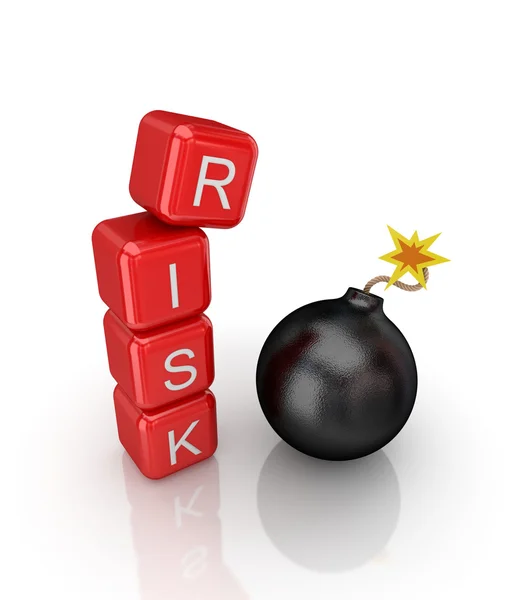 Concetto di rischio . — Foto Stock