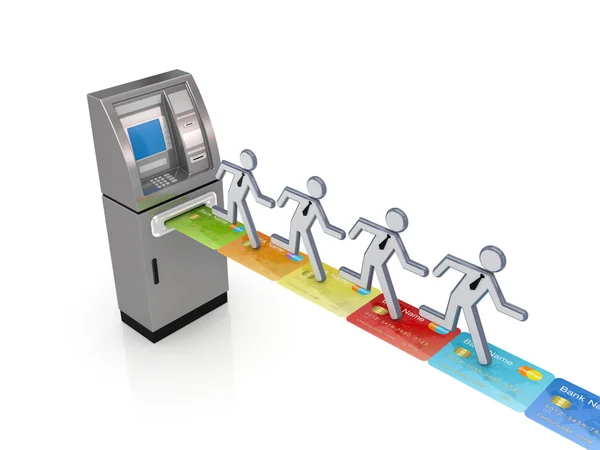 Концепция ATM . — стоковое фото
