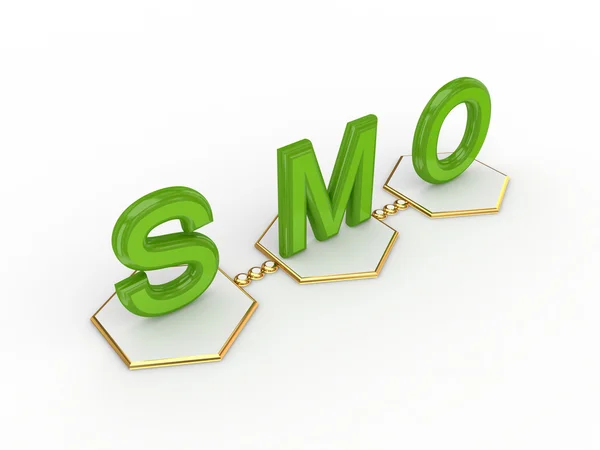 SMO koncept. — Stock fotografie