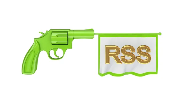 Koncepcja RSS. — Zdjęcie stockowe