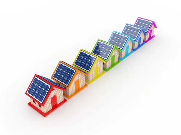 Solarenergiekonzept. — Stockfoto