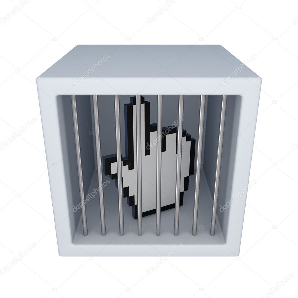 Cursor in a jail.