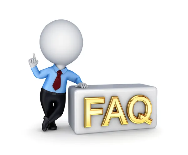 Conceito FAQ . — Fotografia de Stock