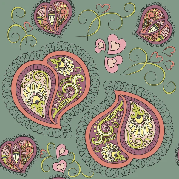 kalp desenli seamless modeli