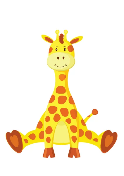 Giraffa per bambini — Vettoriale Stock
