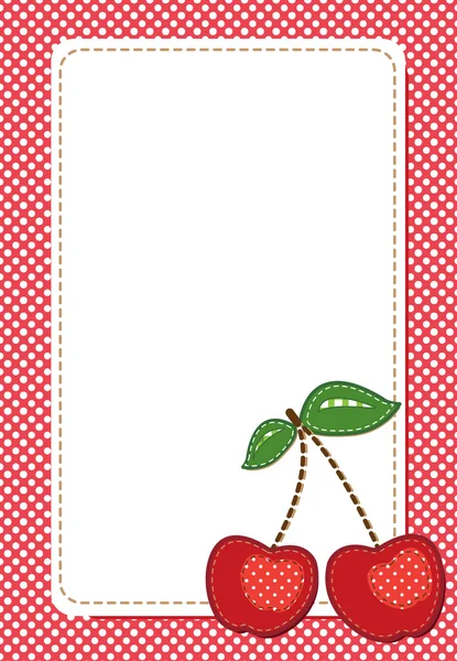 Cherry background — Stock Vector