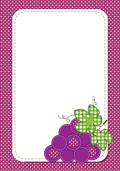 Grape background — Stock Vector