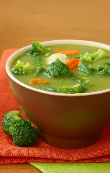 Zuppa vegetariana di verdure — Foto Stock