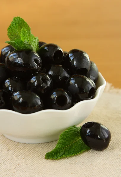 Black olives close up — Stock Photo, Image