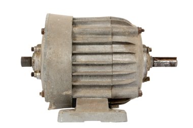 Eski elektrik motoru (izole)