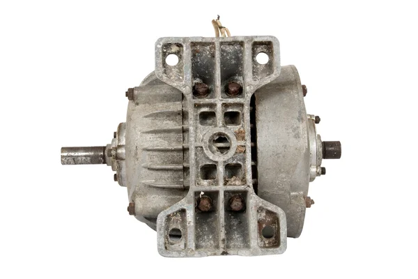 Eski elektrik motoru (izole) — Stok fotoğraf