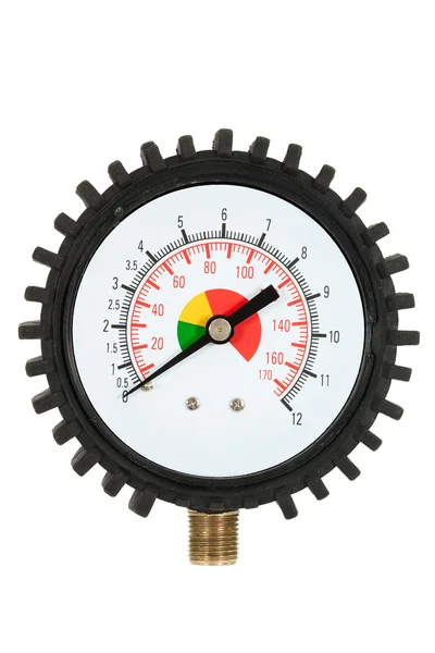 Pressure meter (isolated) — Stock Photo, Image