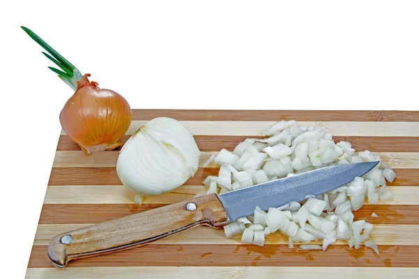 Cooking onion (isolated) — Stock Photo, Image