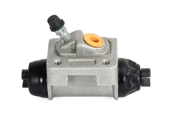 Ny hydraulisk cylinder bremsetromle (isoleret ) - Stock-foto