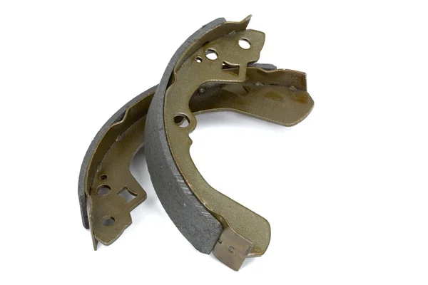 New brake pads drum brake (isolated) — Stock Photo, Image