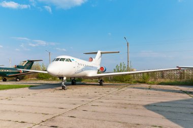 Yakovlev Yak-40 plane clipart